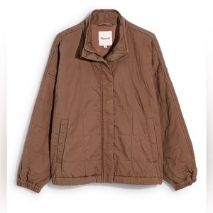Madewell quilted bomber jacket